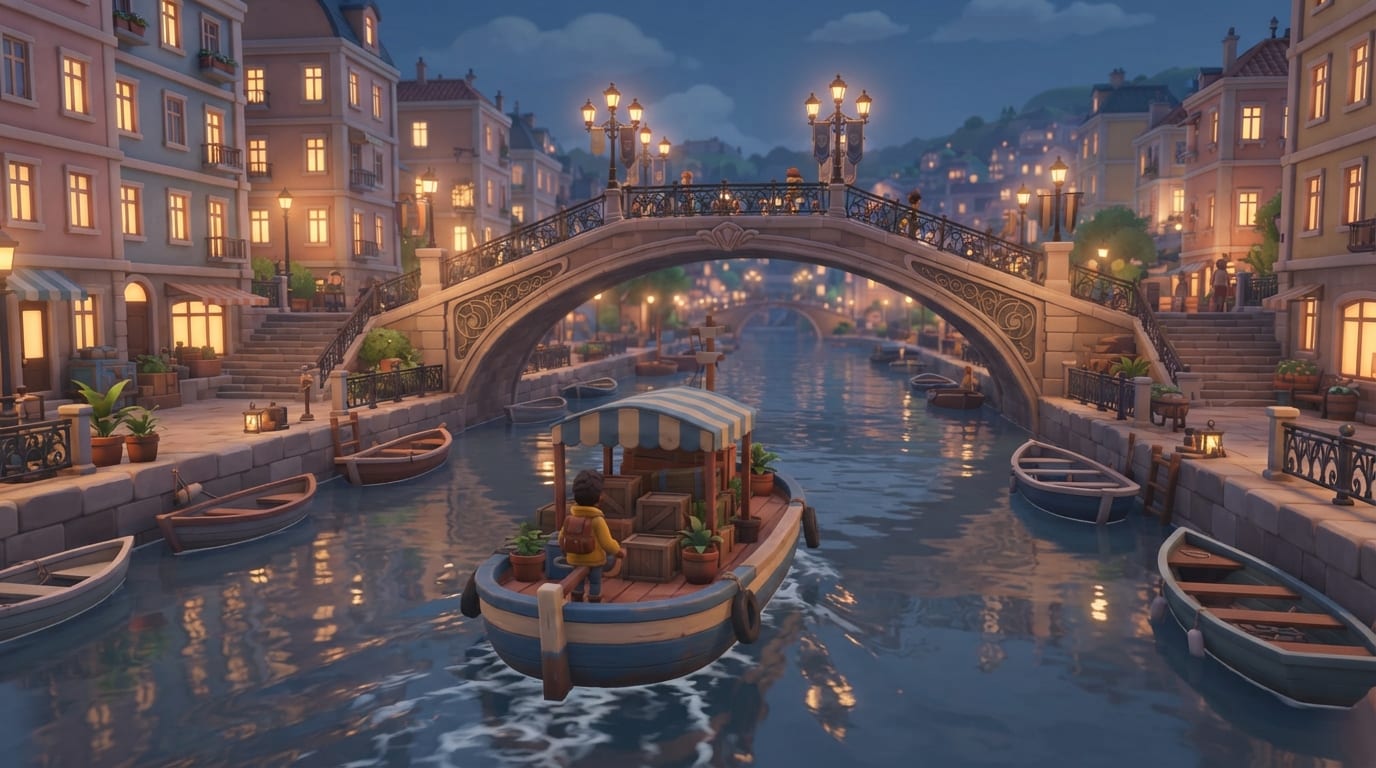 Cruise the waterways by boat