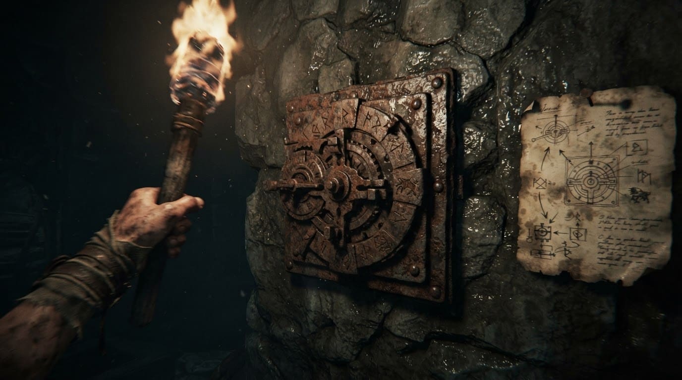Decode the ancient lock mechanism