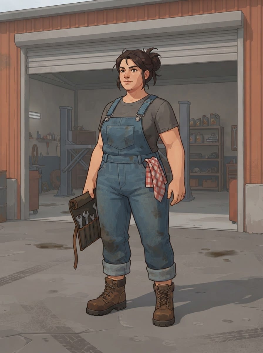 The garage mechanic