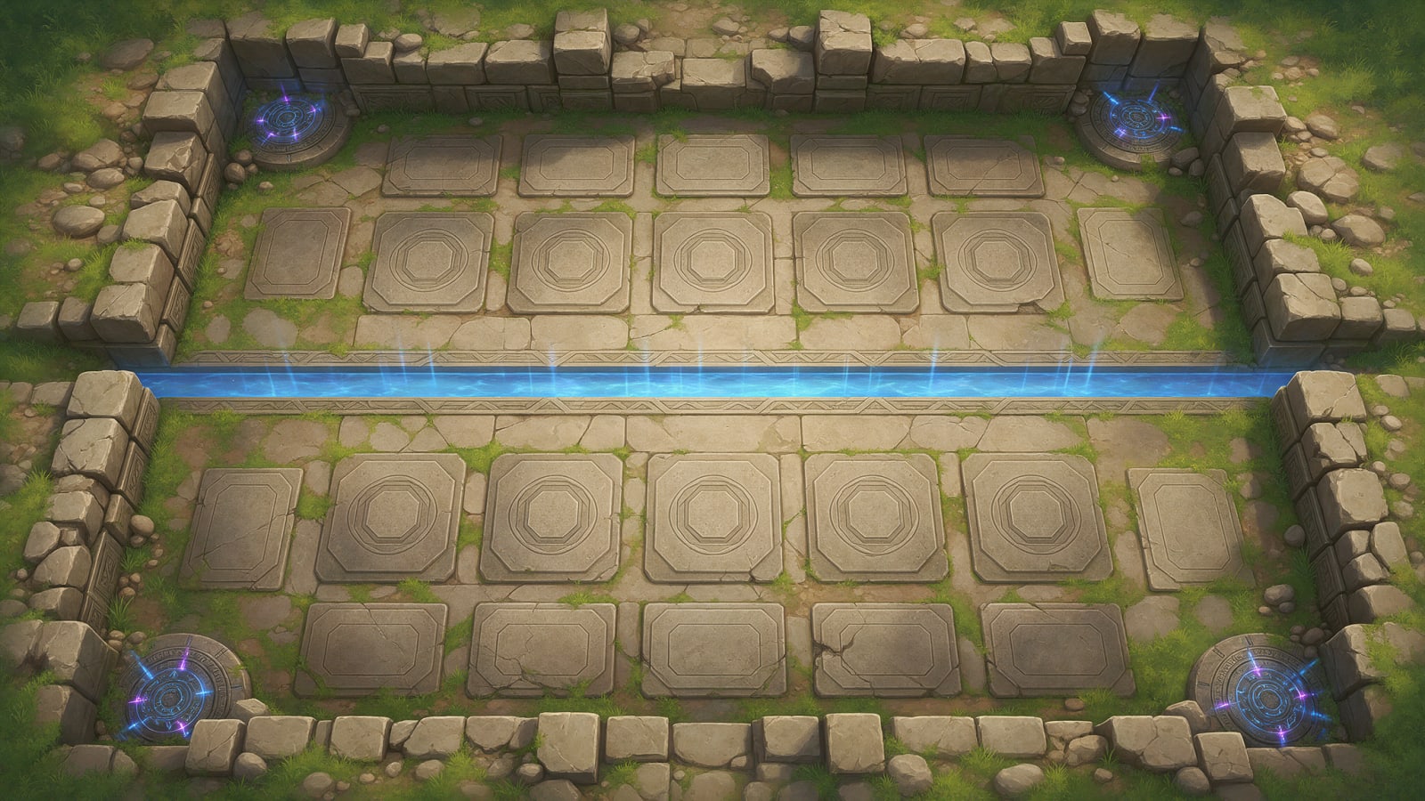 Ancient Stone Duel Arena Field