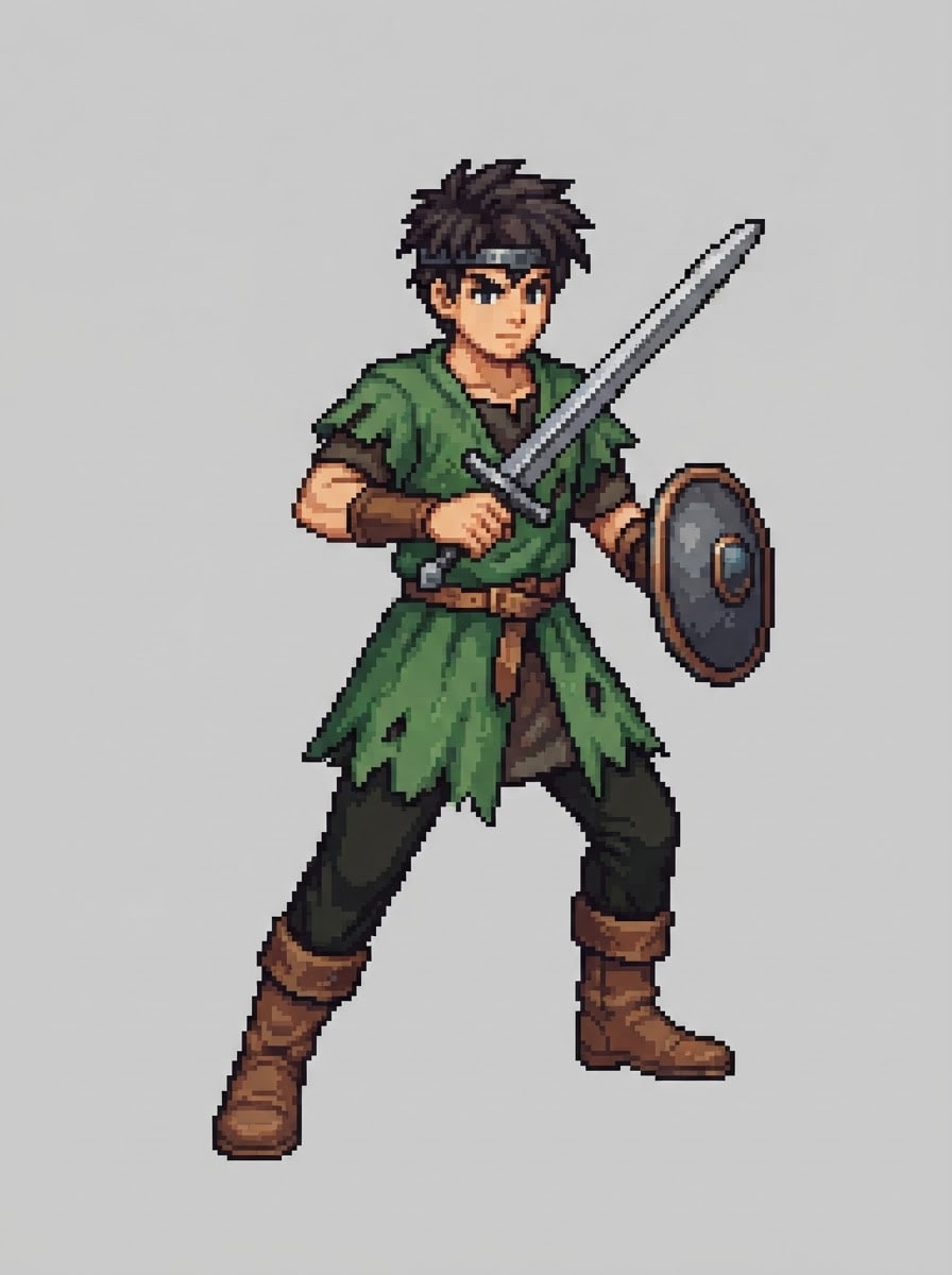 Blade-sworn village swordsman