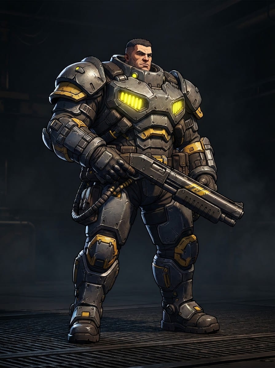 Mercenário blindado pesado