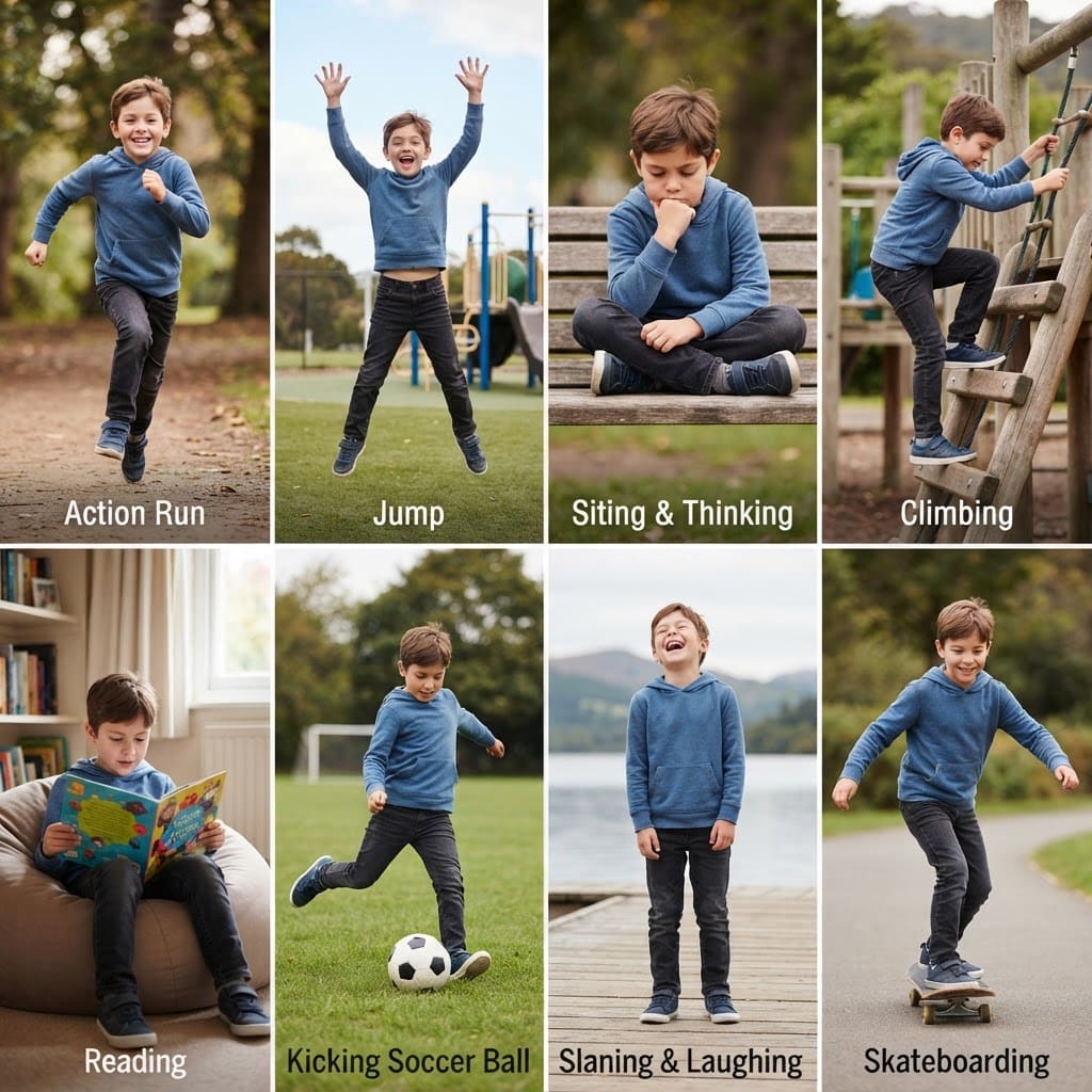 Boy Character Poses