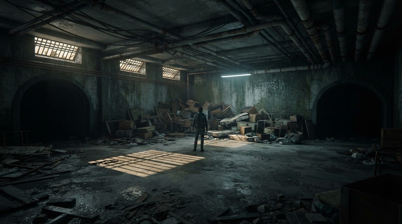 O subsolo abandonado