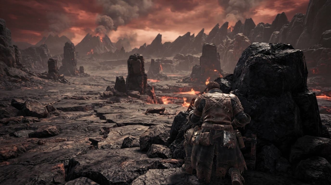 The Ashfall Badlands