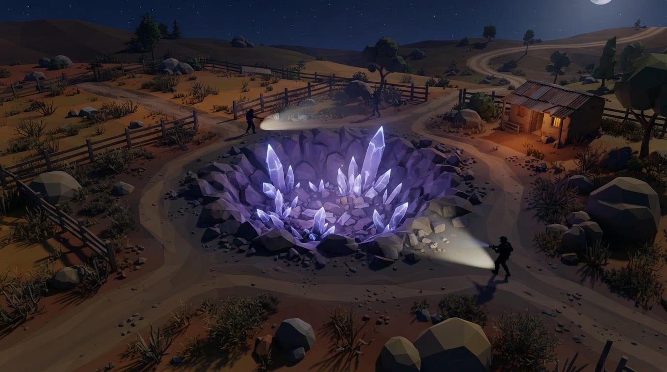 Saquear el cráter del meteorito