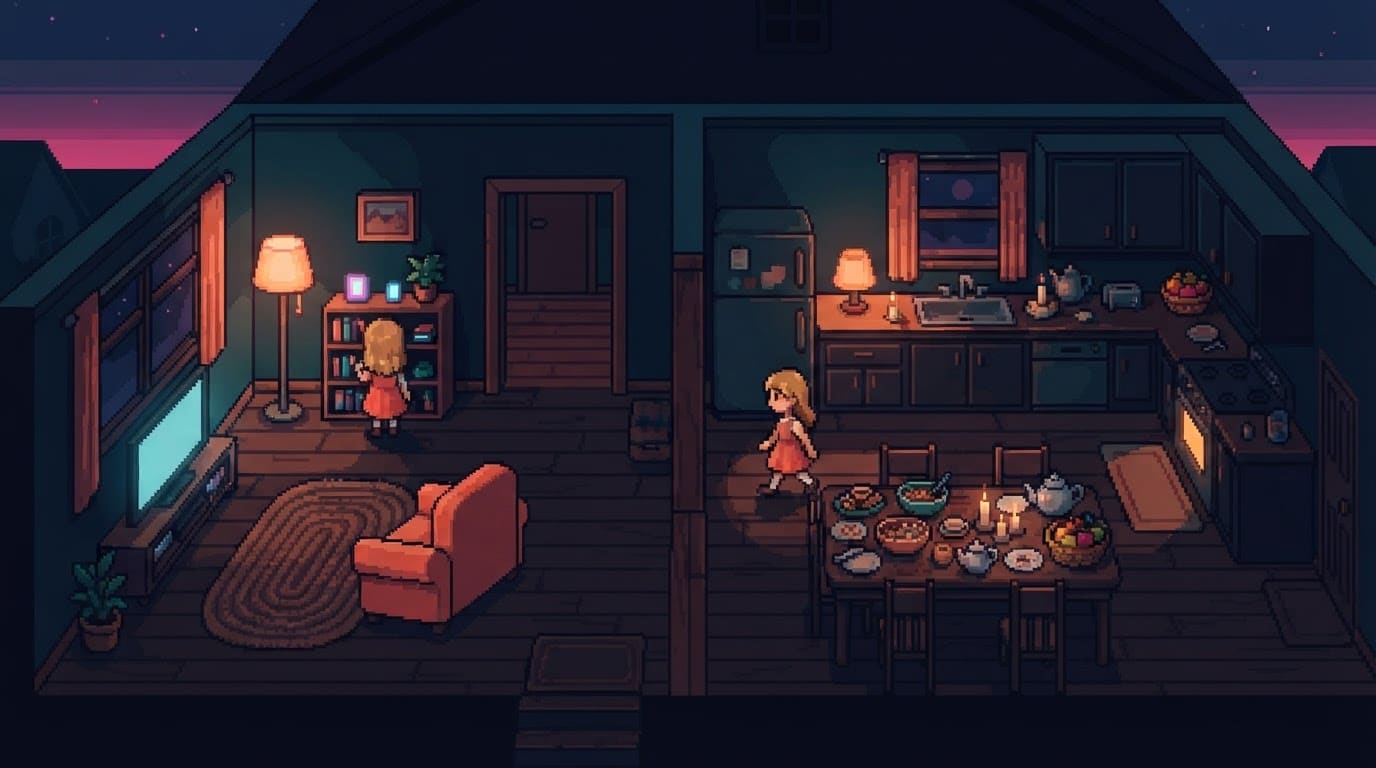 Explore the house before bed