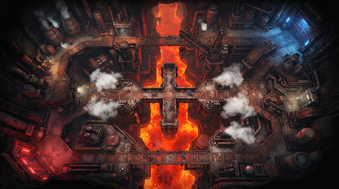 Underground lava factory