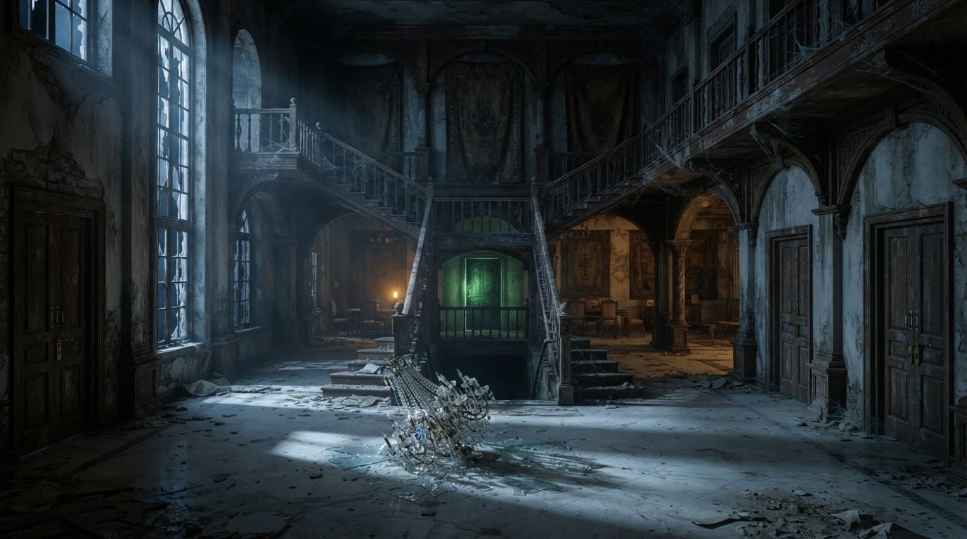 The crumbling ancestral mansion