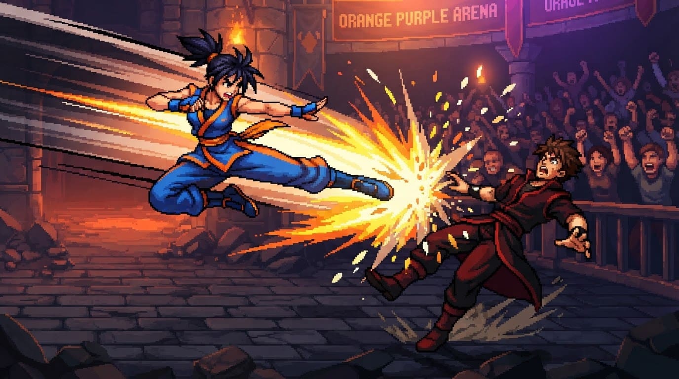 Land the round-winning kick