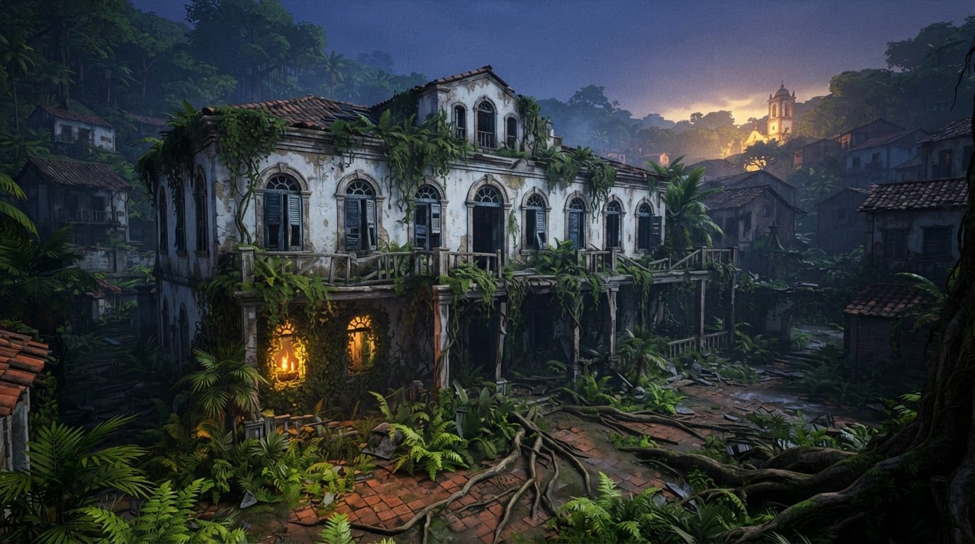 Abandoned orphanage, Santo Amaro