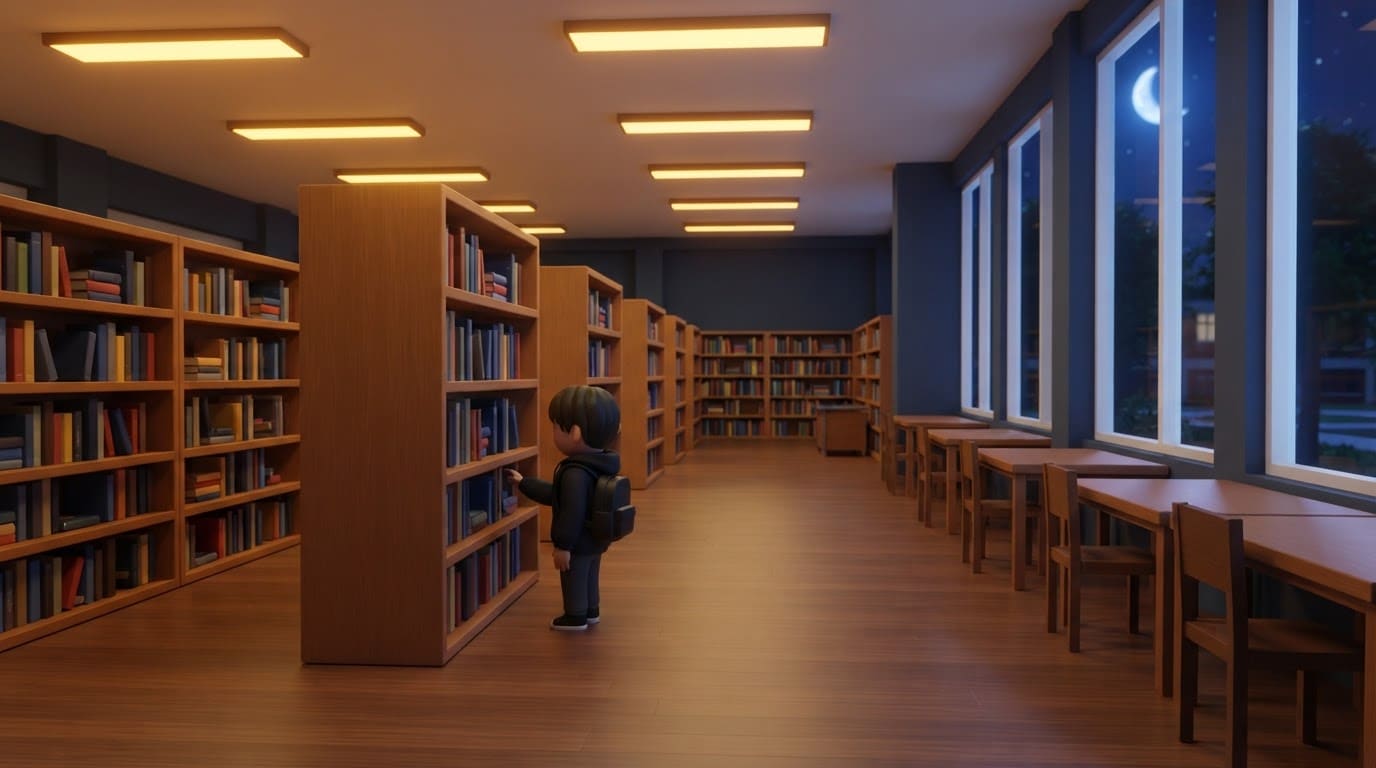 Descubre la biblioteca sola