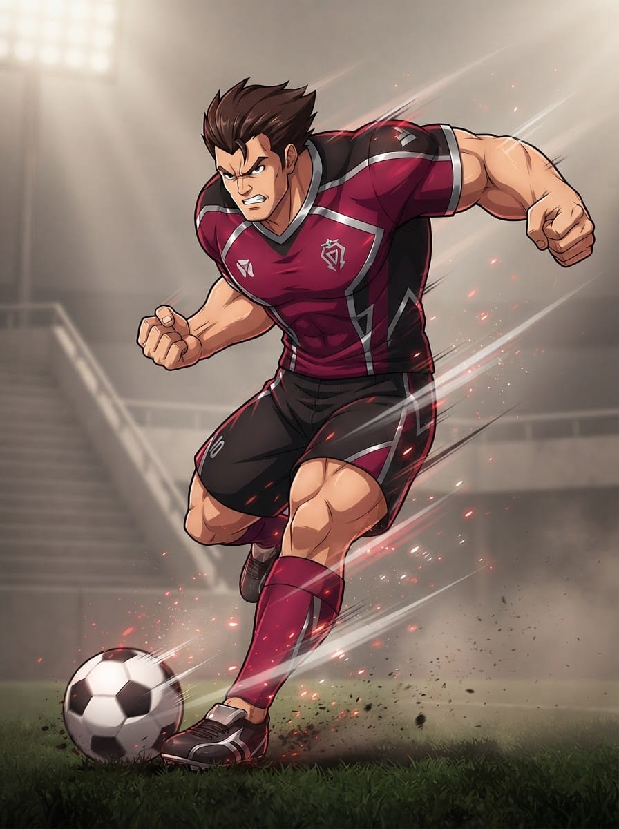 The powerhouse striker