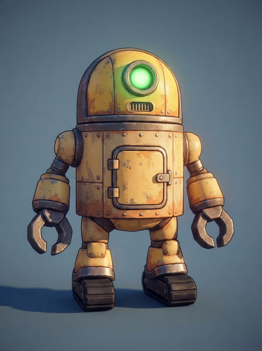 A Stocky Robot Repair Unit