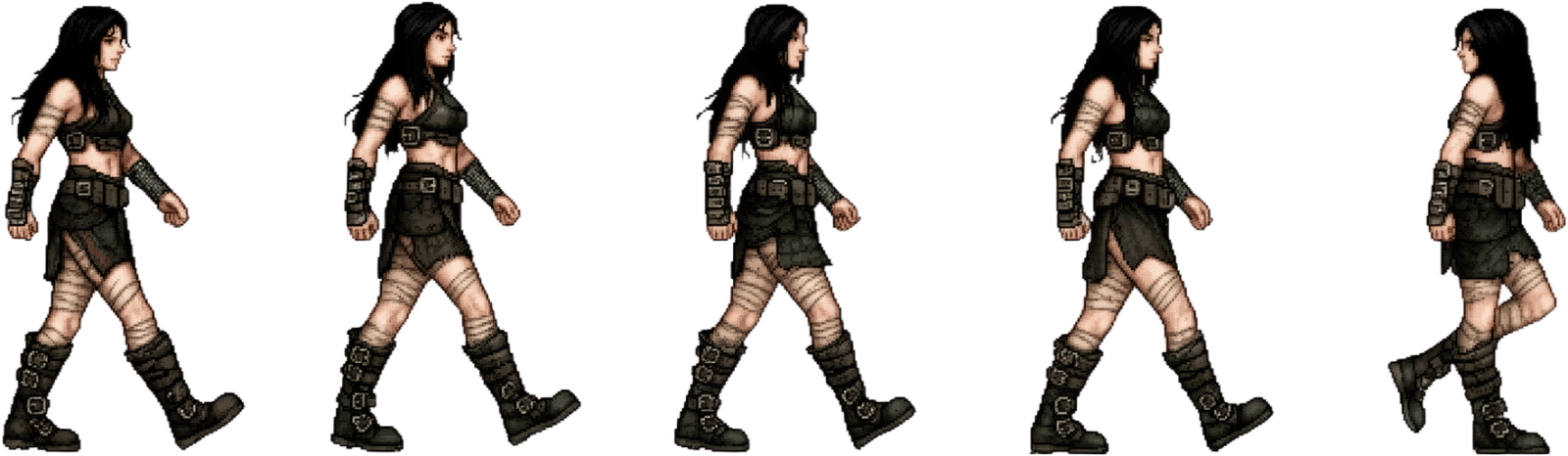 Warrior Walk Cycle