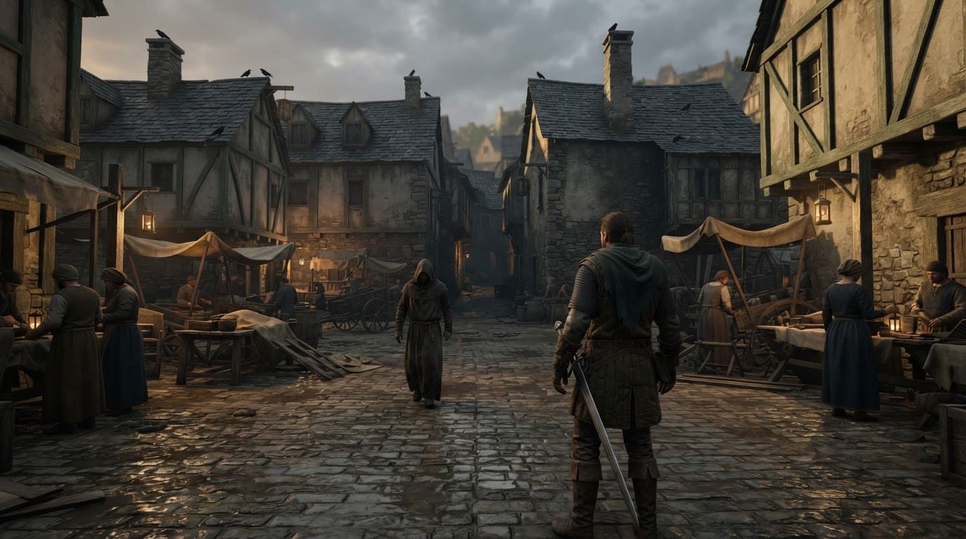 Follow an NPC through their day
