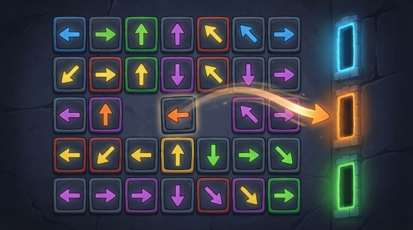 Redirect arrows through gates