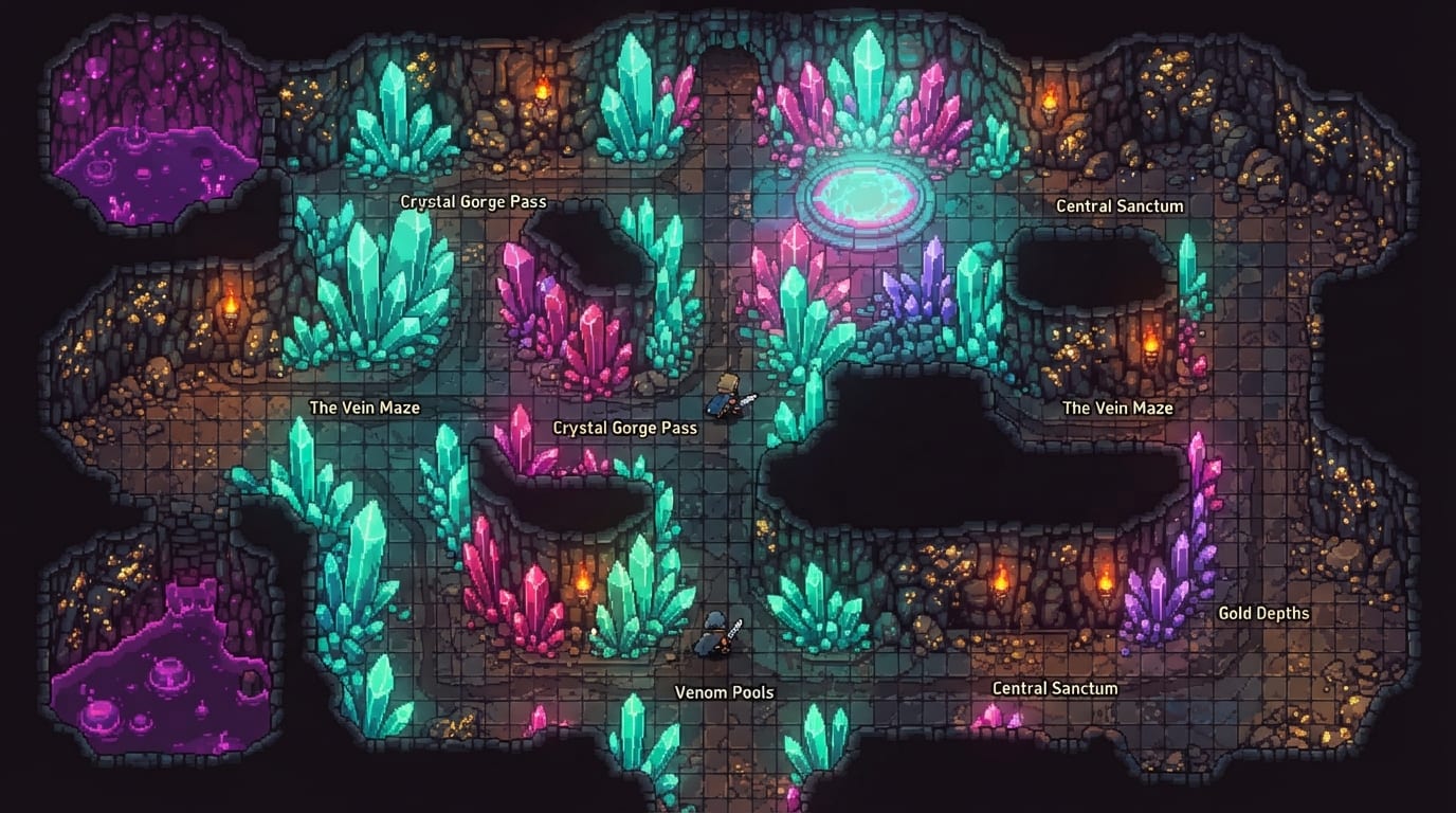 Corrupted crystal caverns