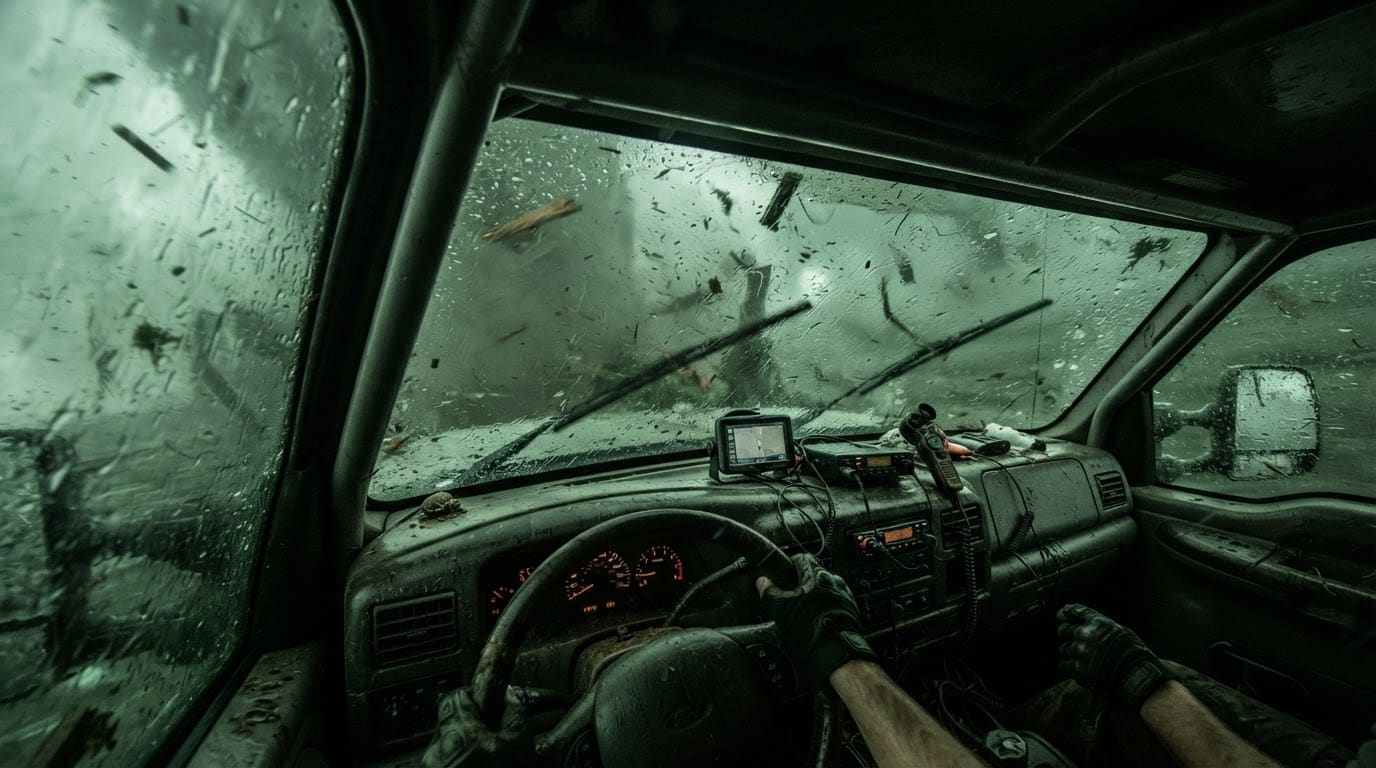 Deploy sensors inside the funnel