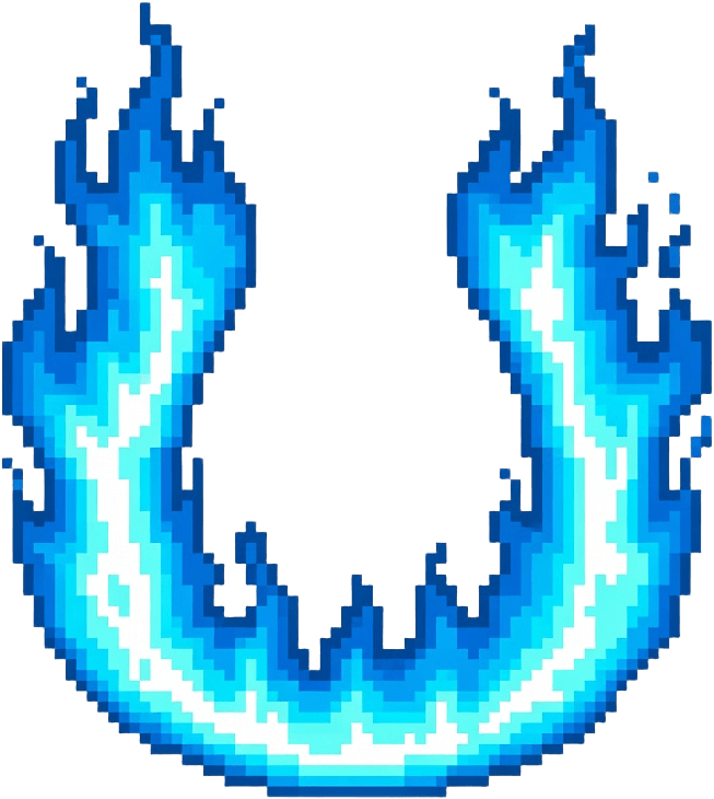 Blue Flame Ring Aura (1 / 2)