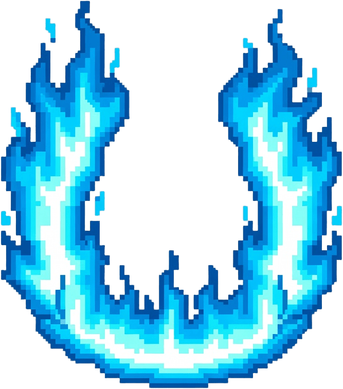Blue Flame Ring Aura (2 / 2)