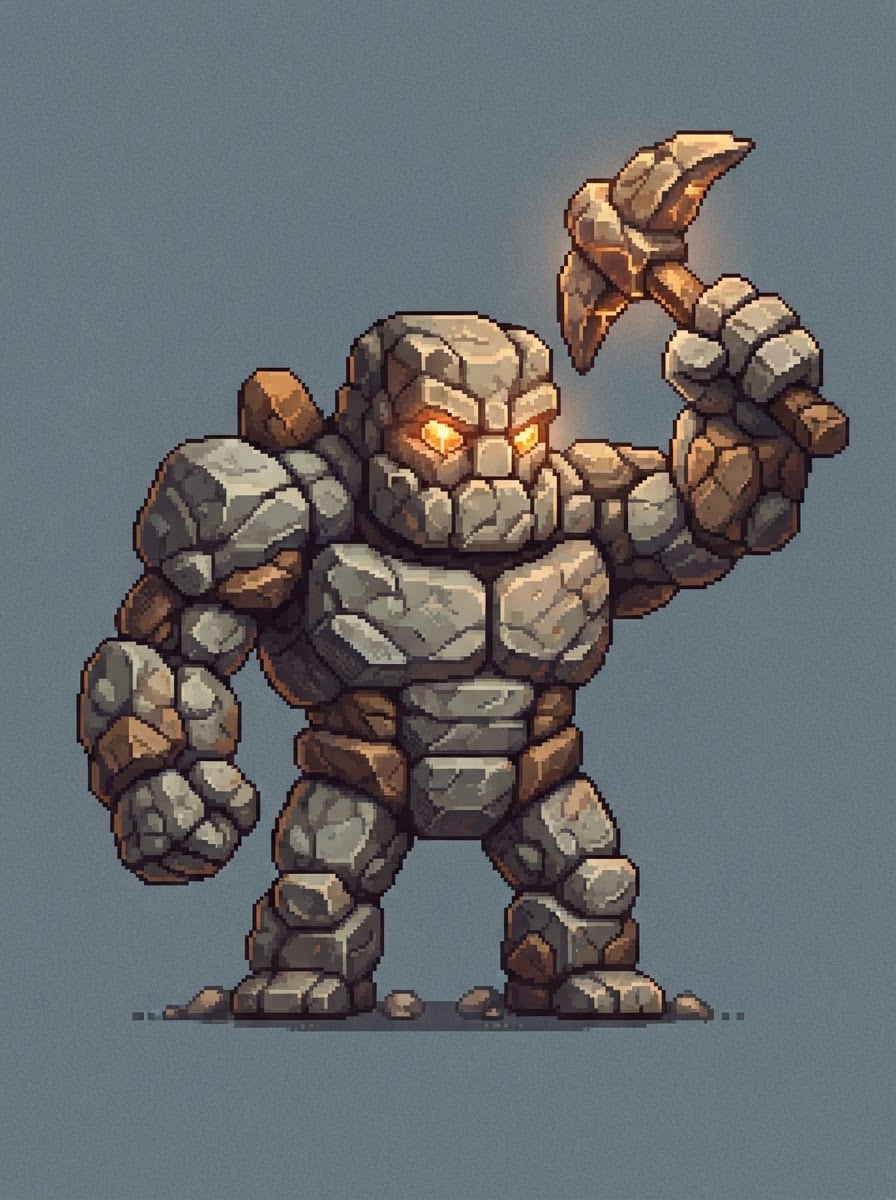 Le golem de roche