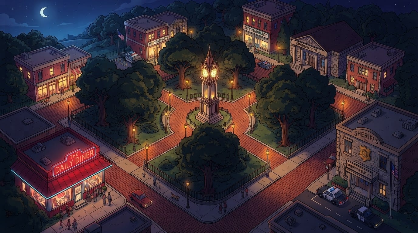 Mystic Falls town square