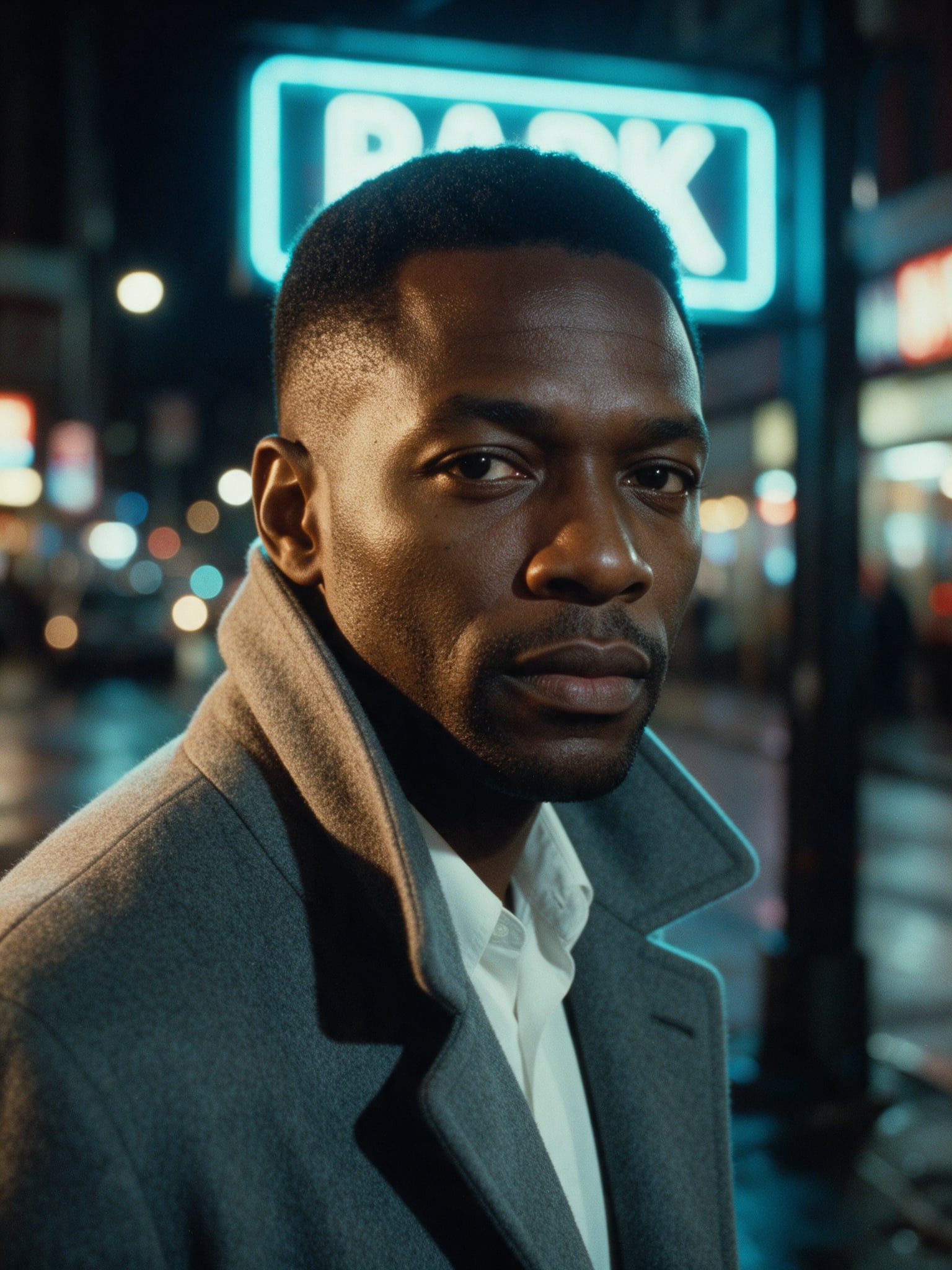 Contact portrait 2 - man, overcoat