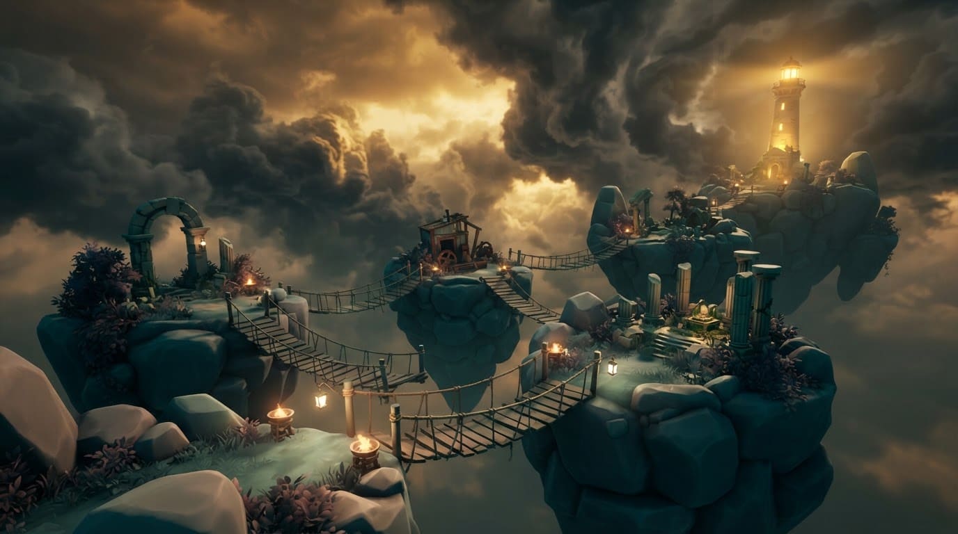 The Storm-Wrapped Sky Archipelago