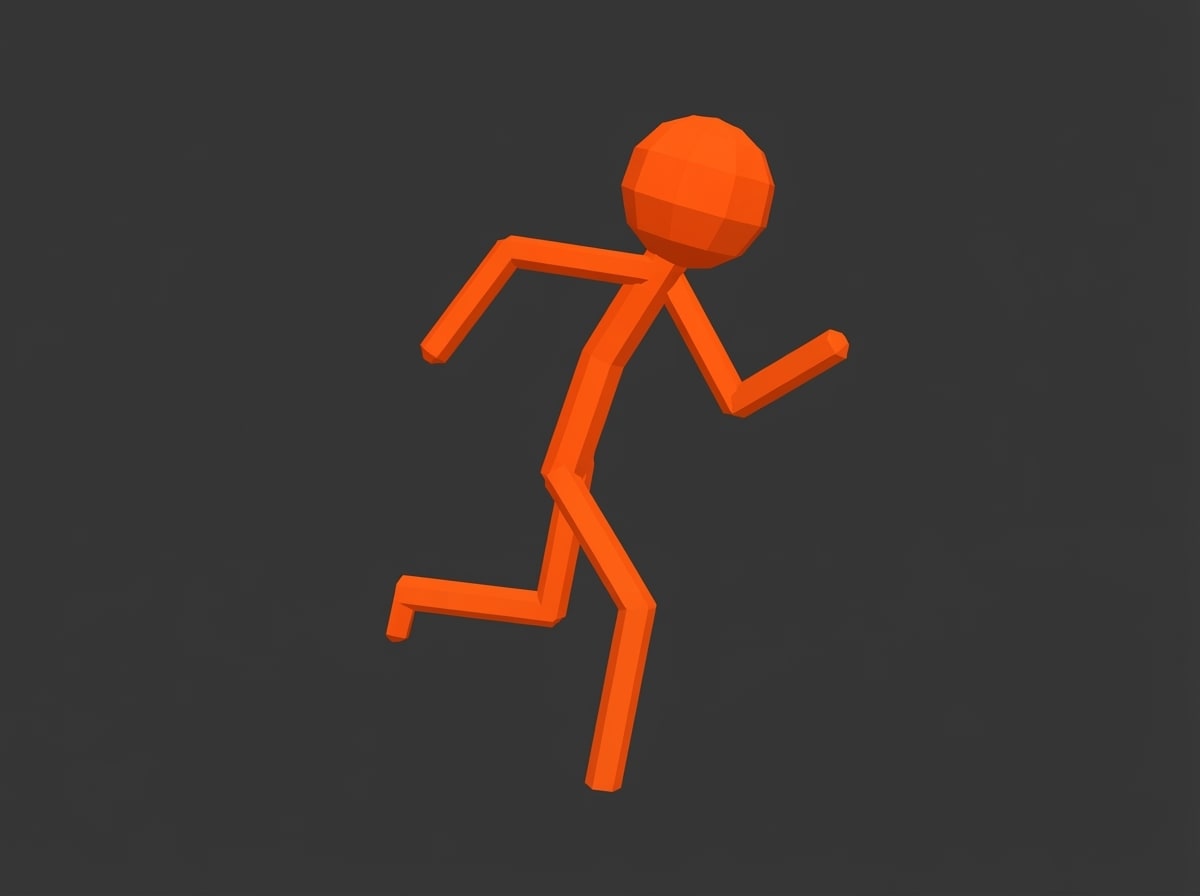 Stickman Dasher – Orange