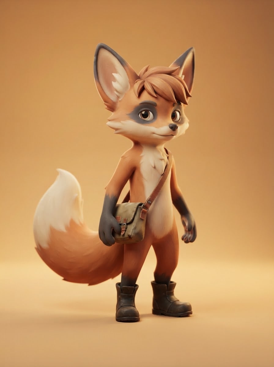 Le jeune renard apprivoisé