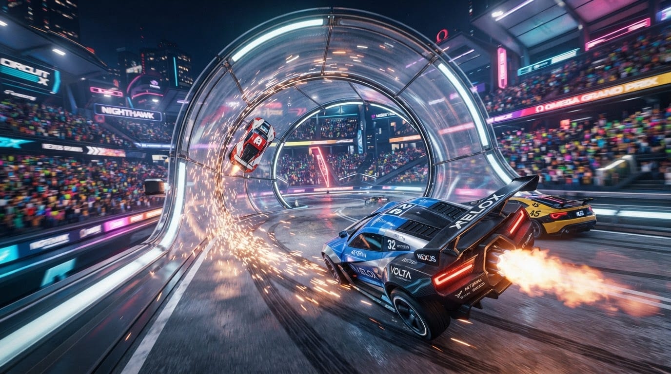 Race through tube loops