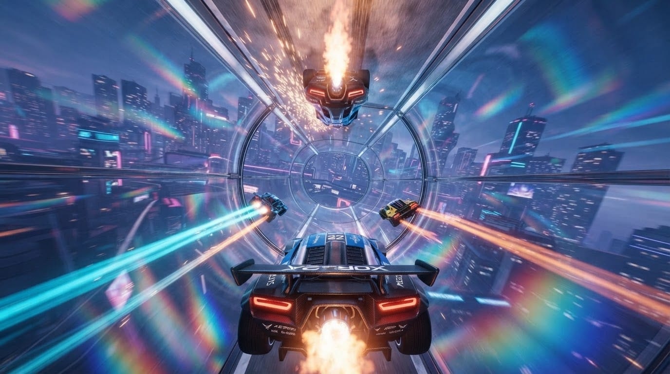 Race through tube loops