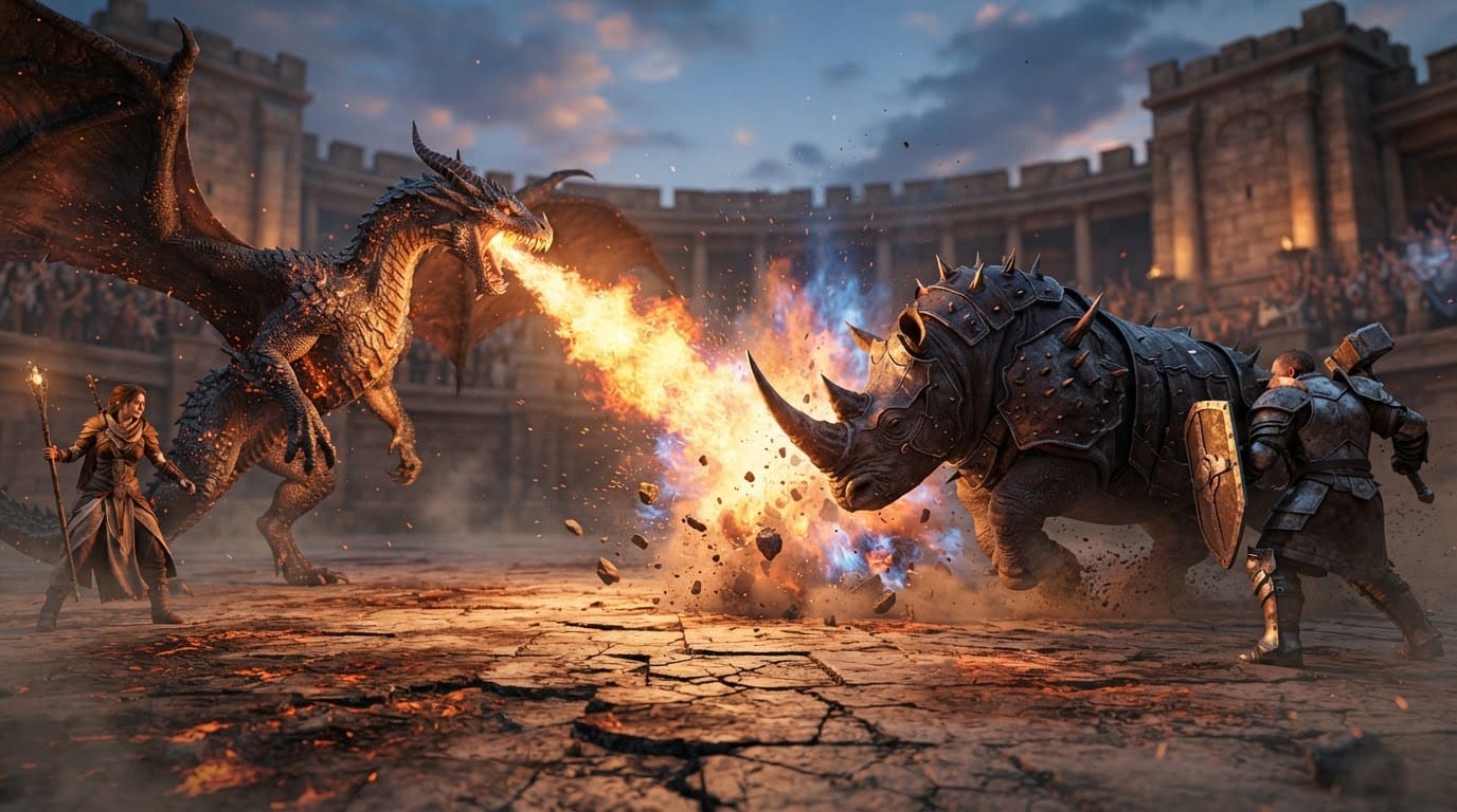 Fight rival tamers