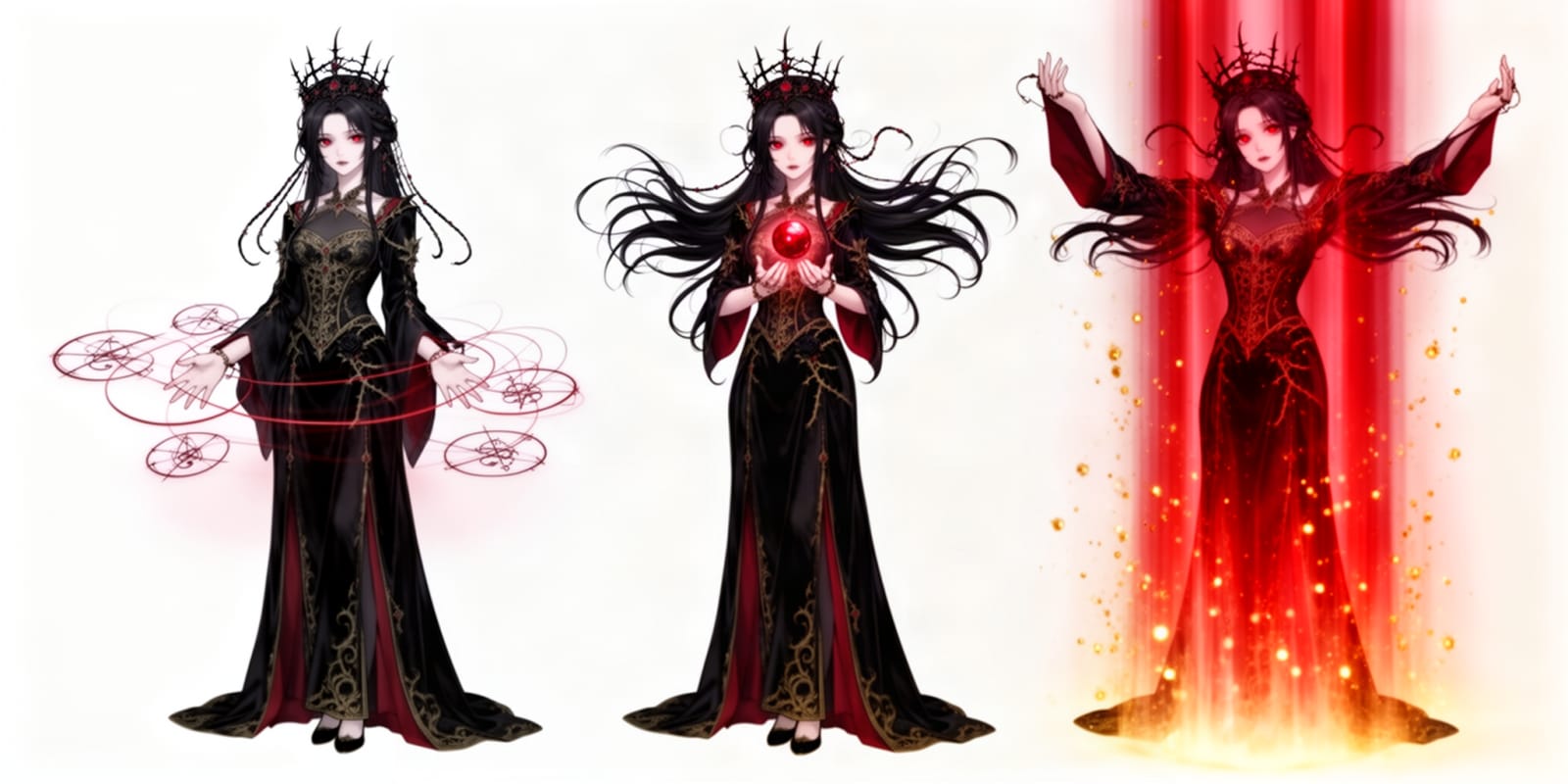 Crimson Spellcasting Queen