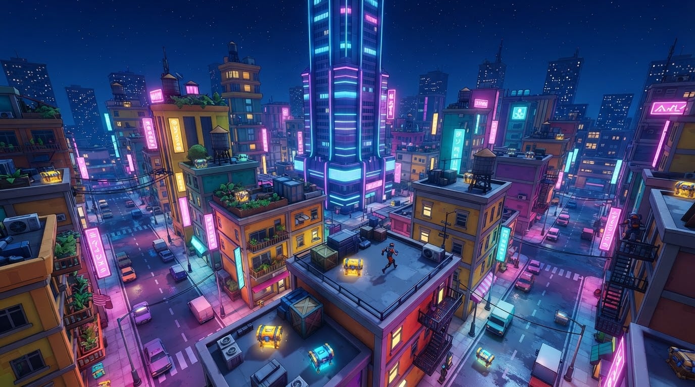 Neon Metro Sprawl