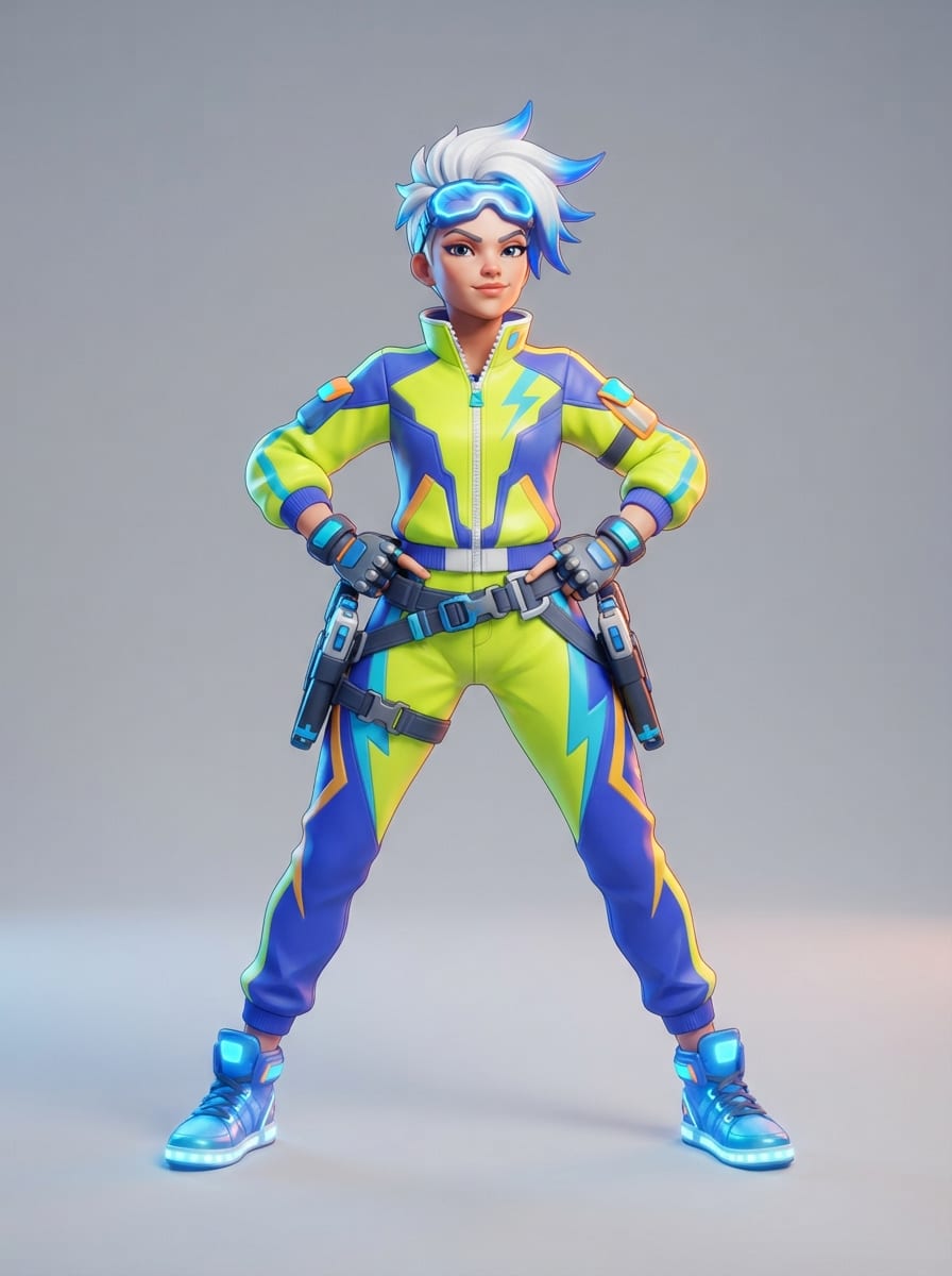 Neon Bolt Runner