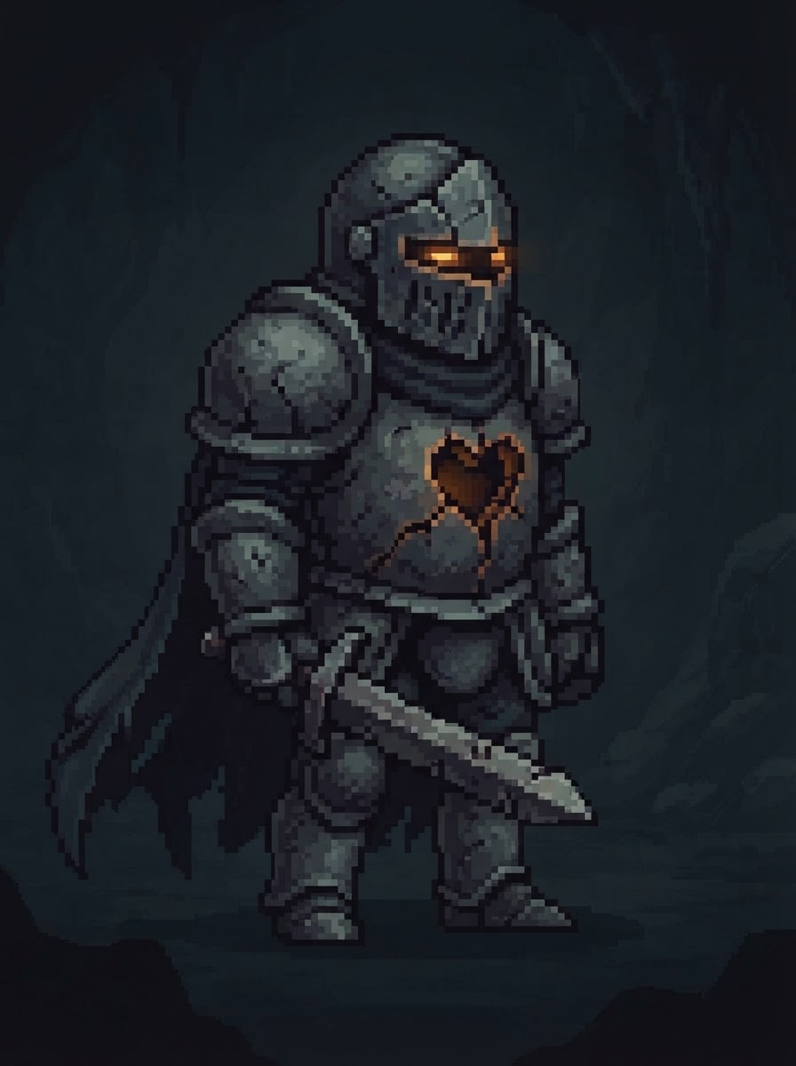 A hollow iron knight