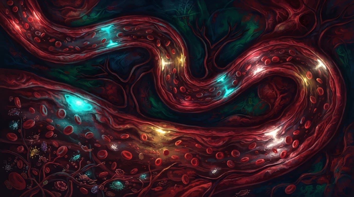 Blood vessel interior