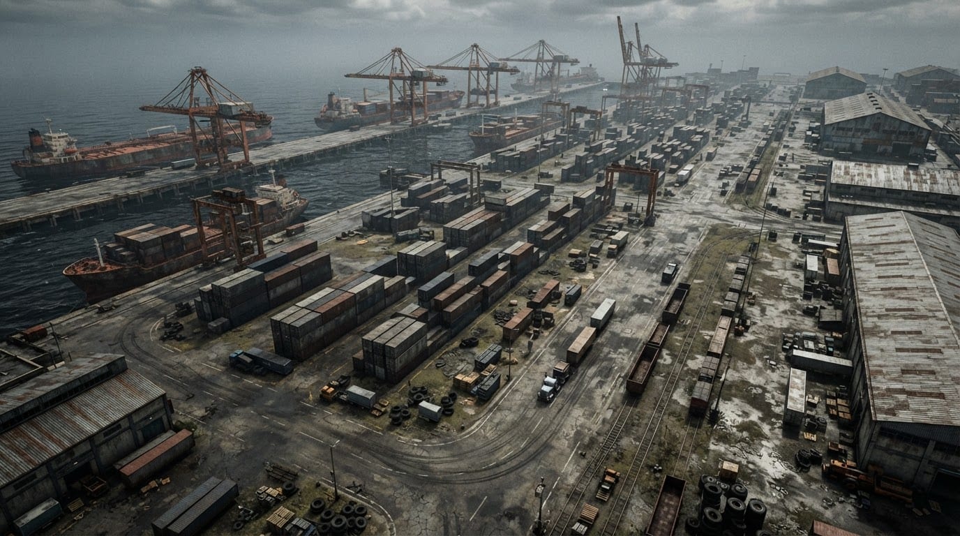 Industrial port district