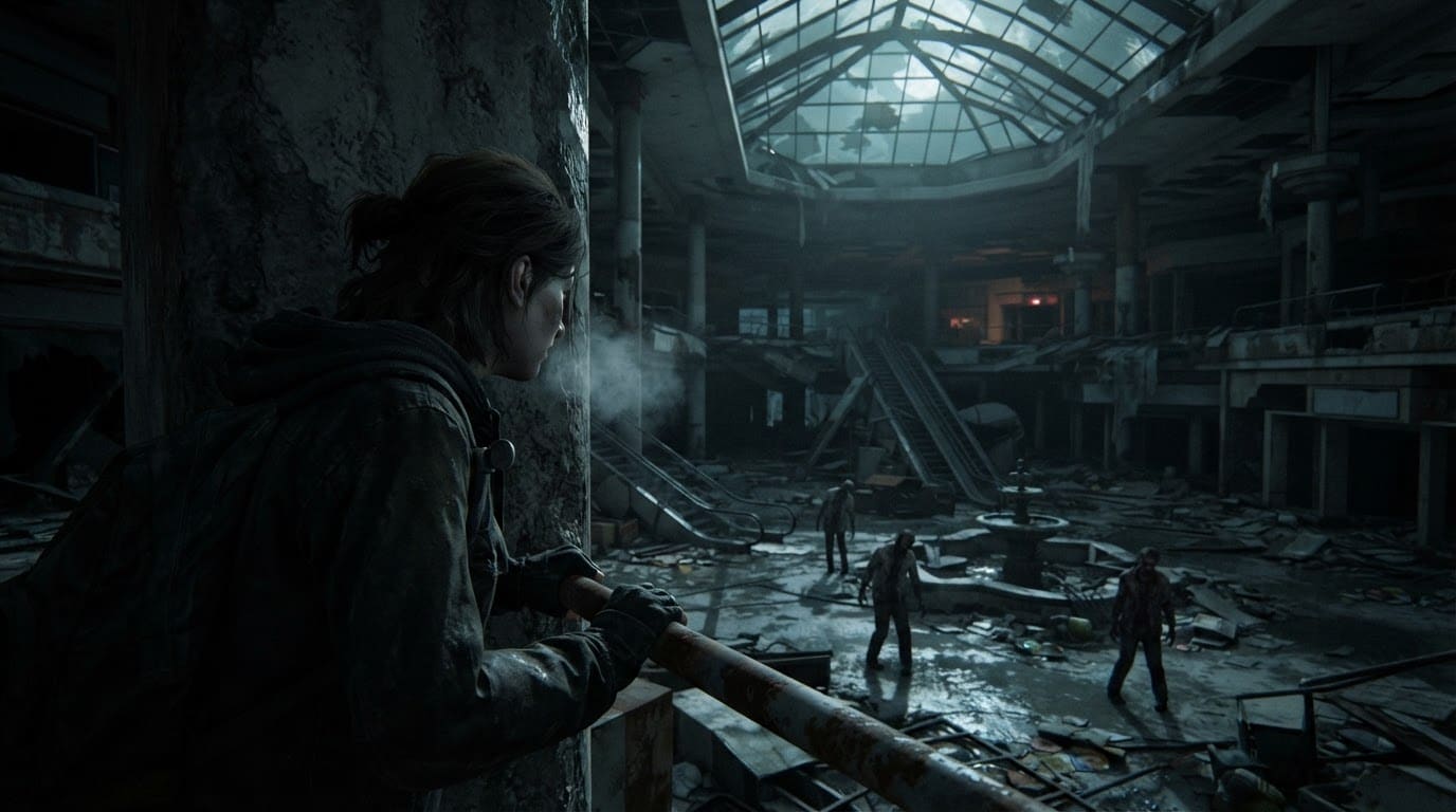 Sneak past patrolling infected