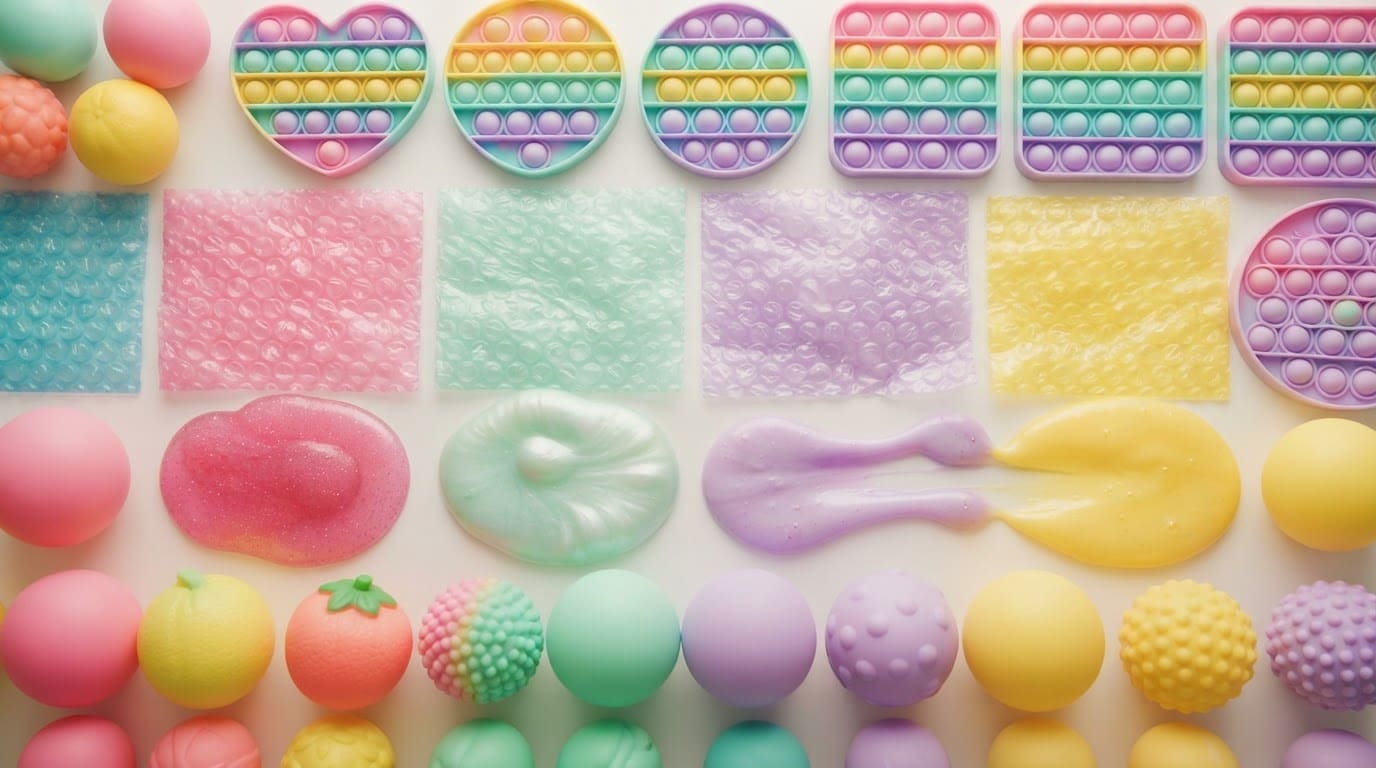 Pop and squish satisfying toys