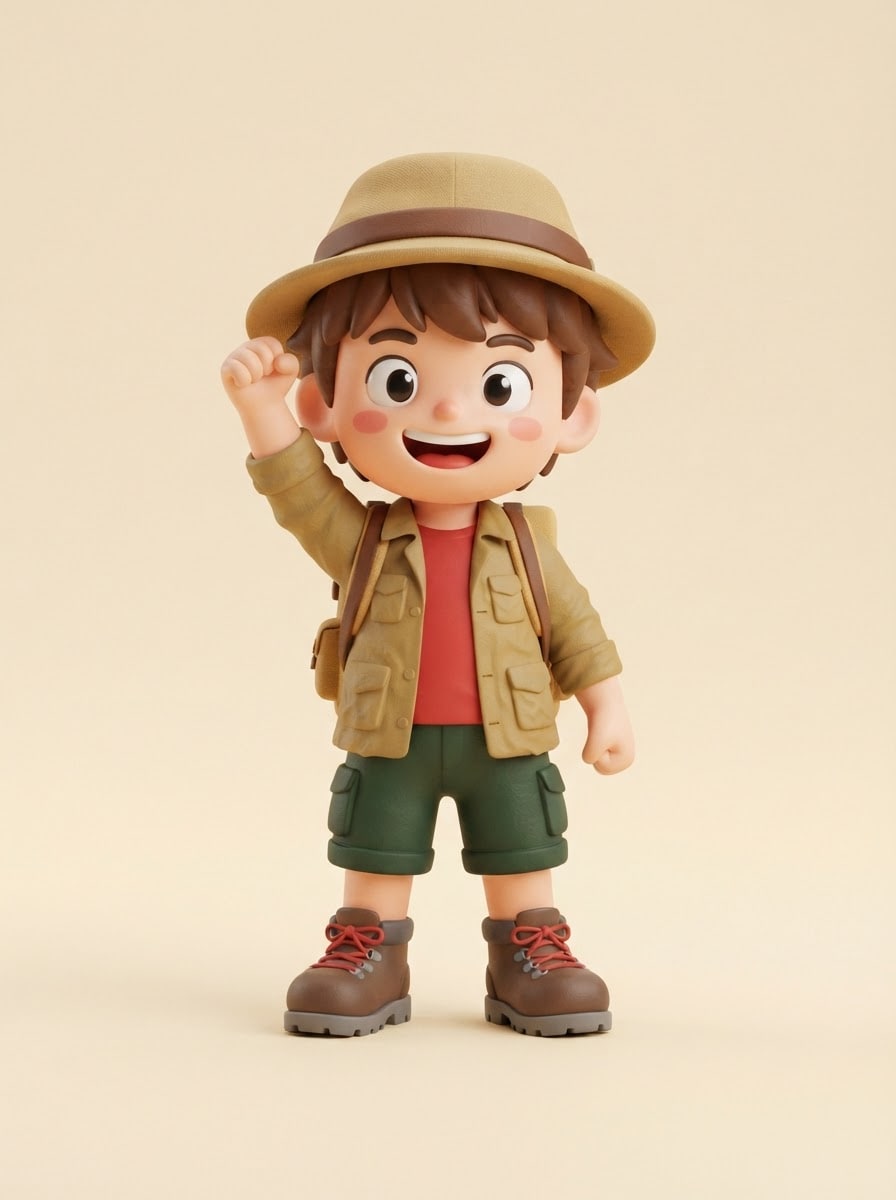 Adventure boy explorer