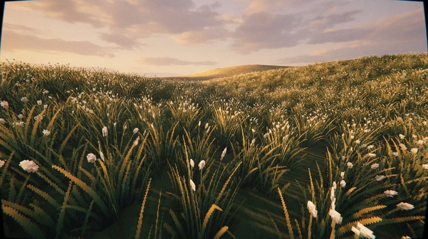 Full bloom across the hill