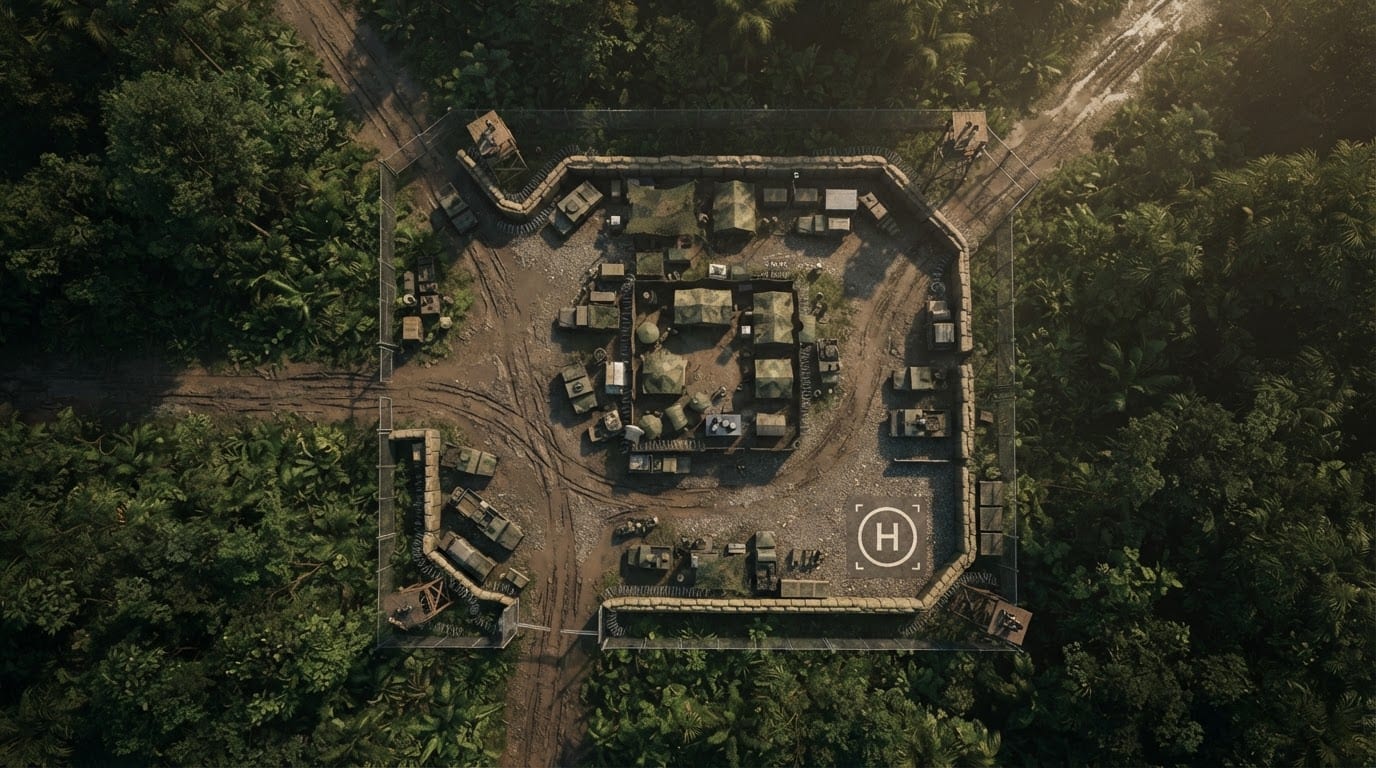 Jungle forward operating base