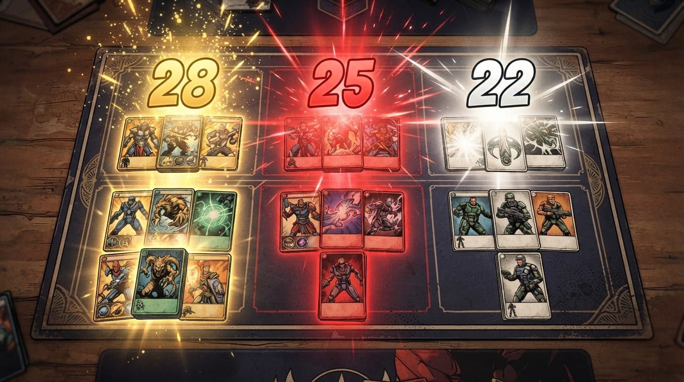 Final lane scores lock in