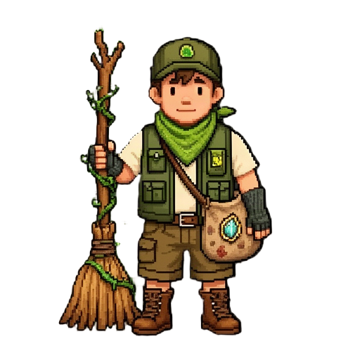 A Cream-colored Character Sprite