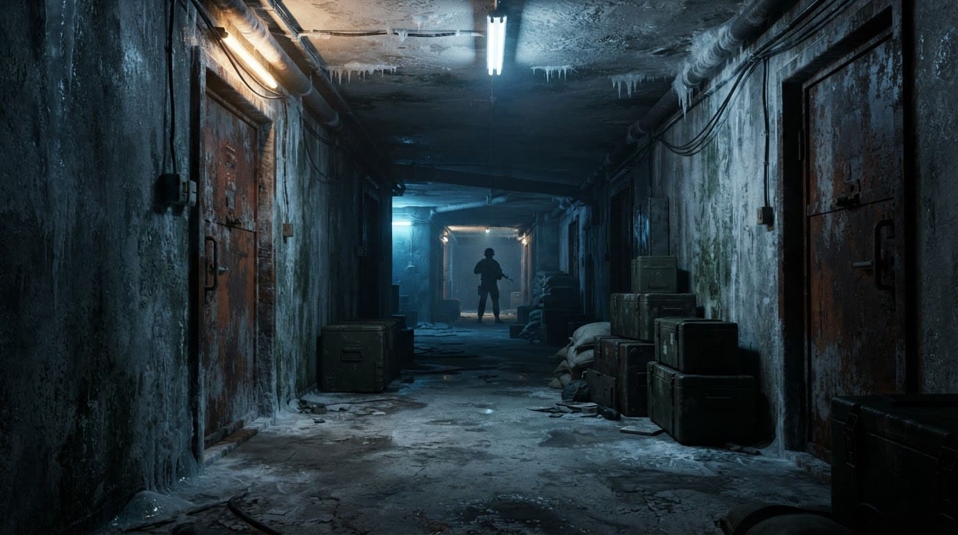 Búnker subterráneo abandonado