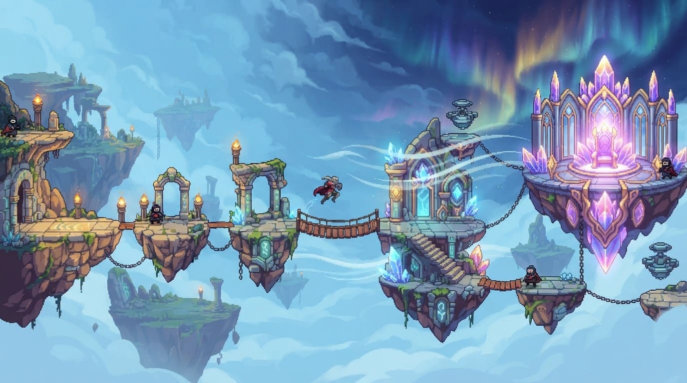 Floating Crystal Sky Citadel