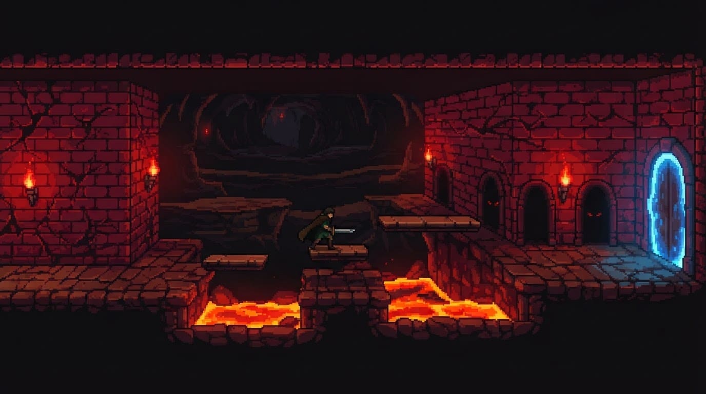 Crimson Stone Dungeon Depths